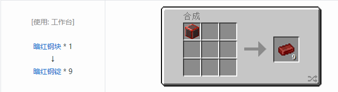 我的世界魔法金属锭合成表大全2026