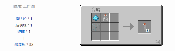 我的世界魔法金属精铸合成表大全2026