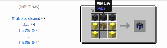 我的世界匠魂2设备合成表大全2026