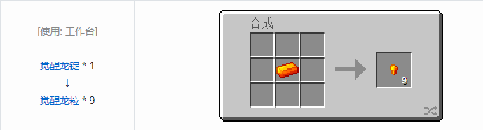 我的世界龙之进化合成表大全2026