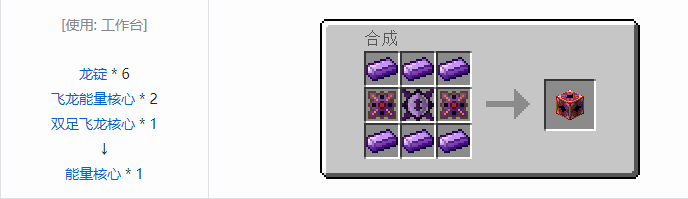 我的世界龙之进化合成表大全2026