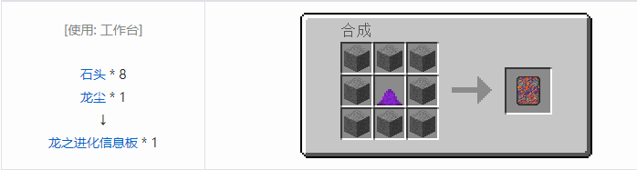 我的世界龙之进化合成表大全2026