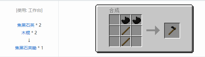 我的世界实用拓展工具装备合成表大全2026