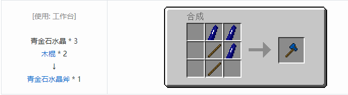 我的世界实用拓展工具装备合成表大全2026