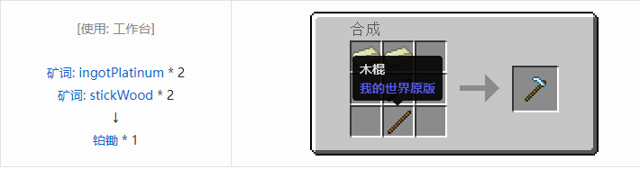 我的世界热力基本工具合成表大全2026