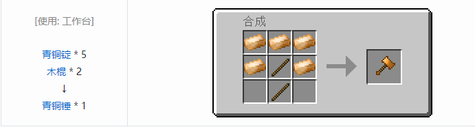 我的世界热力基本工具合成表大全2026