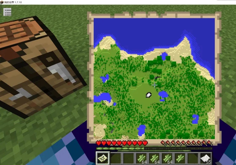 我的世界地图怎么合成大地图2026