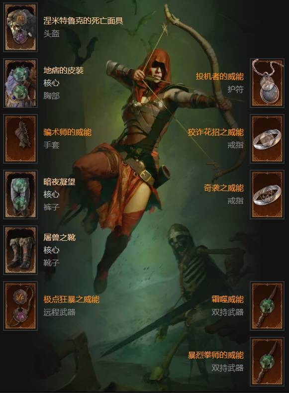 暗黑4S11游侠盗贼大招流BD推荐