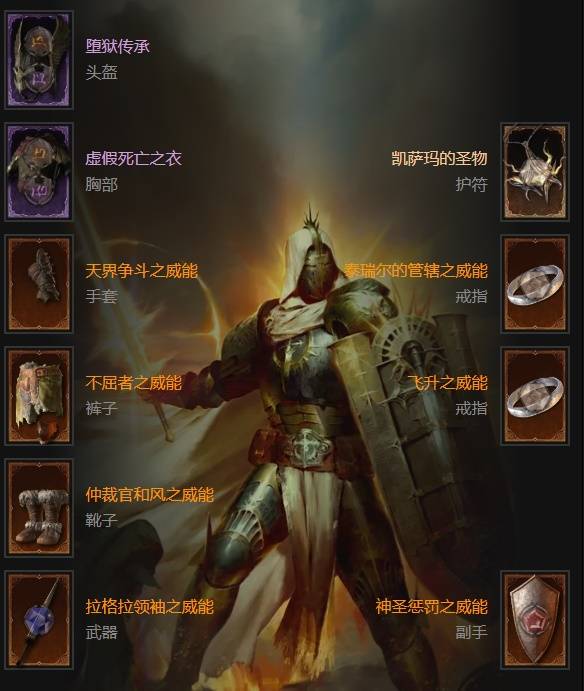 暗黑4S11圣骑士自走飞翼流BD推荐