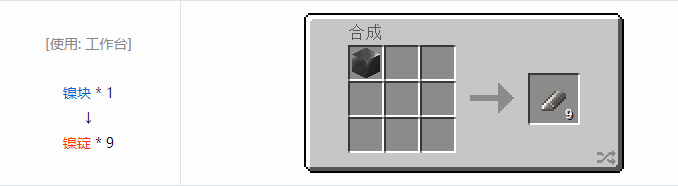 我的世界热量与气候材料合成表大全2026