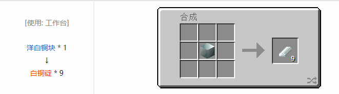 我的世界热量与气候材料合成表大全2026