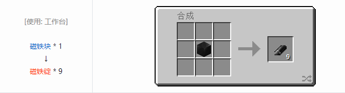 我的世界热量与气候材料合成表大全2026