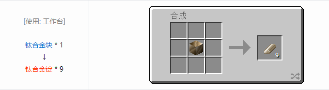 我的世界热量与气候材料合成表大全2026