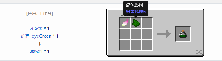 我的世界热量与气候材料合成表大全2026