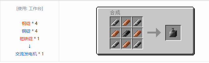 我的世界热量与气候材料合成表大全2026