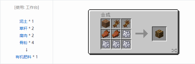 我的世界农夫乐事合成表大全2026