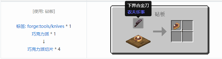 我的世界农夫乐事合成表大全2026