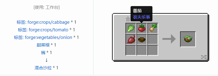 我的世界农夫乐事合成表大全2026