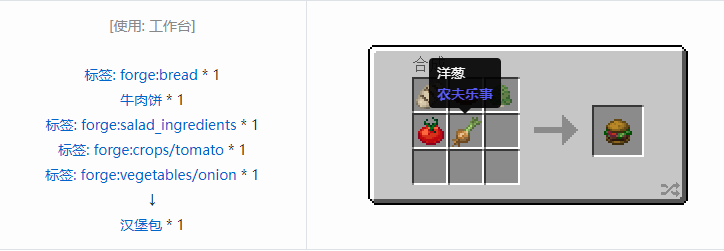 我的世界农夫乐事合成表大全2026