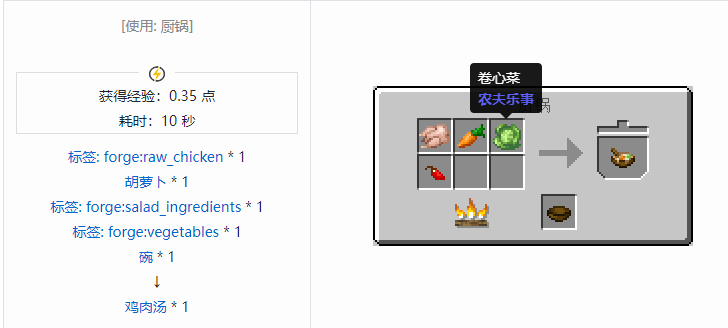 我的世界农夫乐事合成表大全2026