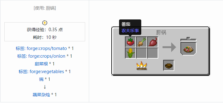 我的世界农夫乐事合成表大全2026