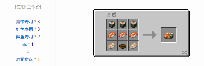 我的世界农夫乐事合成表大全2026