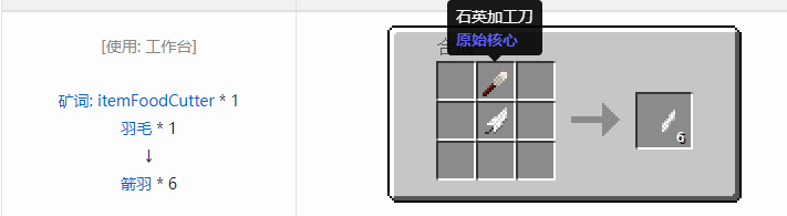 我的世界原始核心合成表大全2026