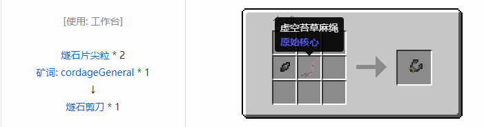 我的世界原始核心合成表大全2026