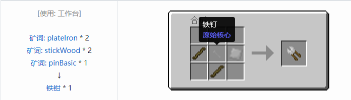 我的世界原始核心合成表大全2026