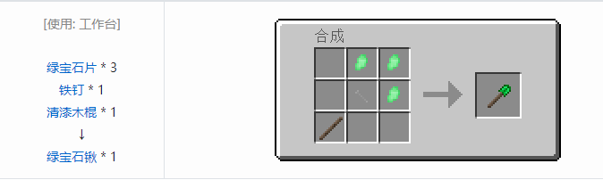 我的世界原始核心工具合成表大全2026