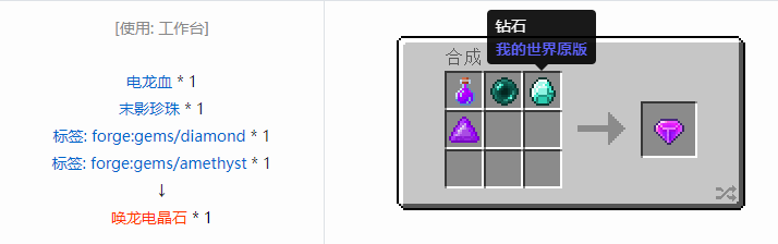 我的世界冰火传说工具合成表大全2026