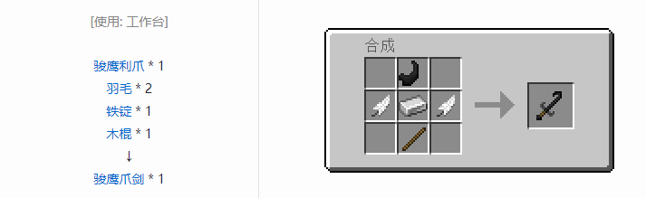 我的世界冰火传说武器合成表大全2026