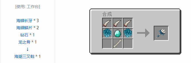 我的世界冰火传说武器合成表大全2026