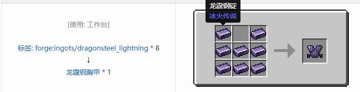 我的世界冰火传说护甲合成表大全2026