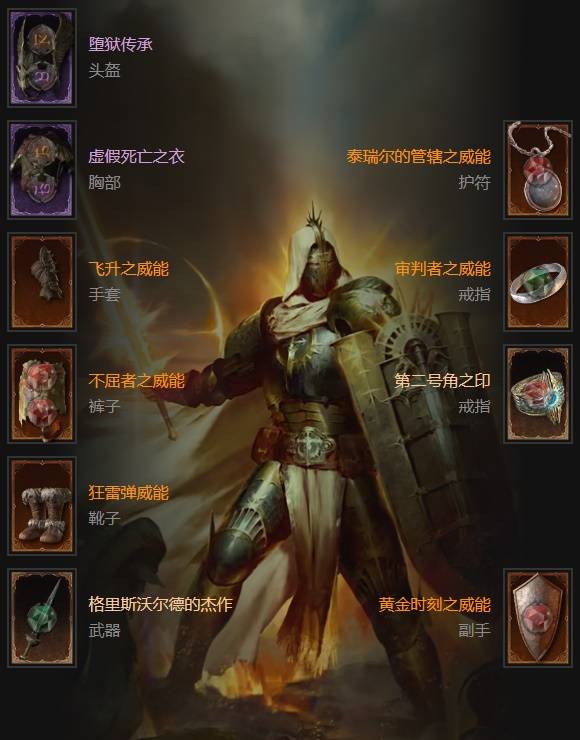 暗黑4S11圣骑士审判终局冲层BD推荐