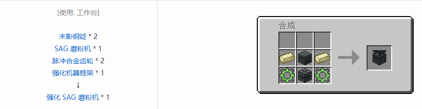 我的世界末影接口合成表大全2026