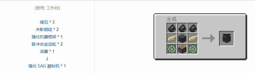 我的世界末影接口合成表大全2026