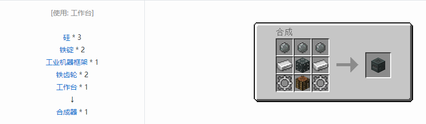 我的世界末影接口合成表大全2026