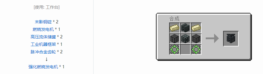 我的世界末影接口合成表大全2026