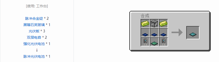 我的世界末影接口合成表大全2026