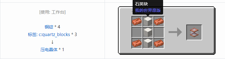 我的世界铁砧工艺重力科技合成表大全2026
