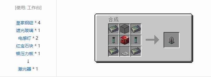 我的世界铁砧工艺重力科技功能方块合成表大全2026