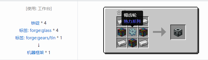 我的世界热力系列合成表大全2026