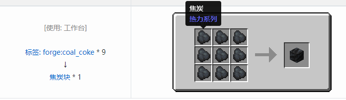 我的世界热力系列压缩方块合成表大全2026