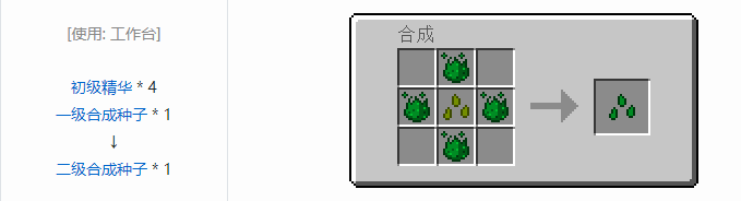 我的世界神秘农业材料合成表大全2026