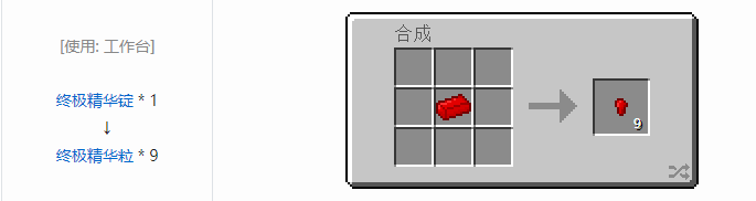 我的世界神秘农业材料合成表大全2026