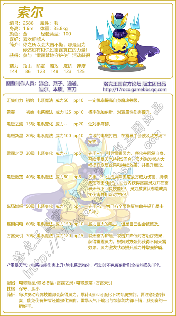 洛克王国宠物图鉴大全2026
