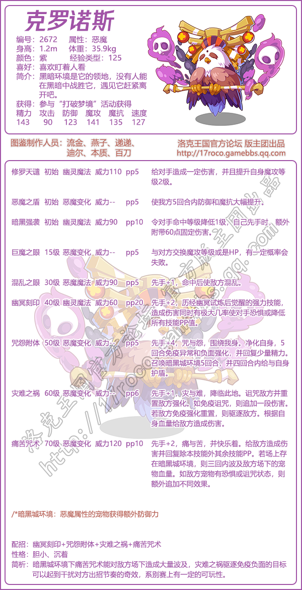 洛克王国宠物图鉴大全2026