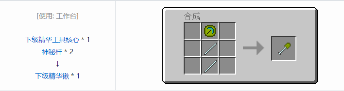 我的世界神秘农业工具合成表大全2026