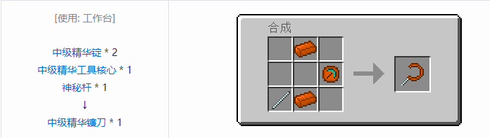 我的世界神秘农业工具合成表大全2026